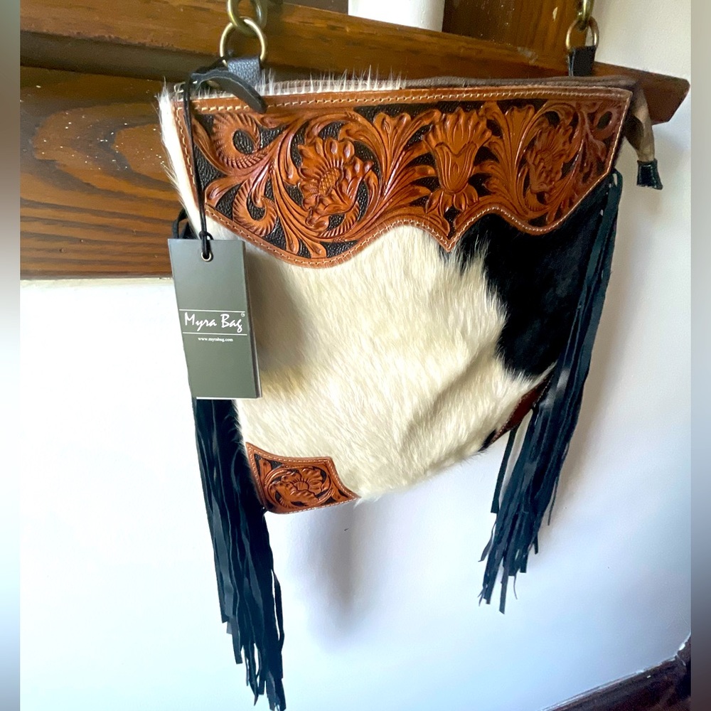 COPY - Myra tumbleweed Trail fringed hand bag